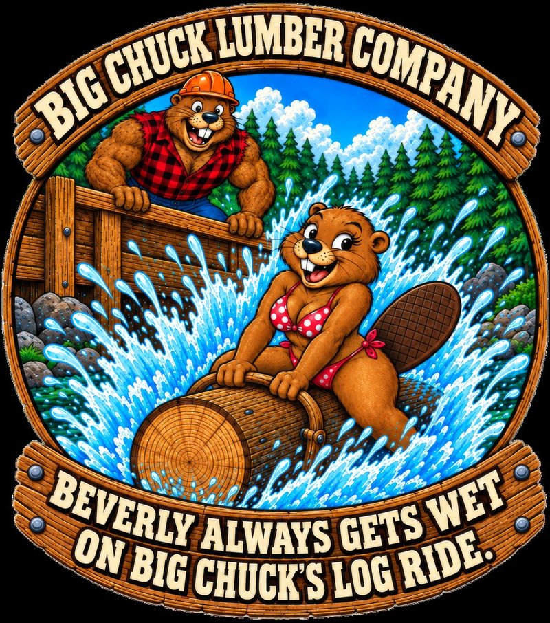 Log Ride — full back artwork