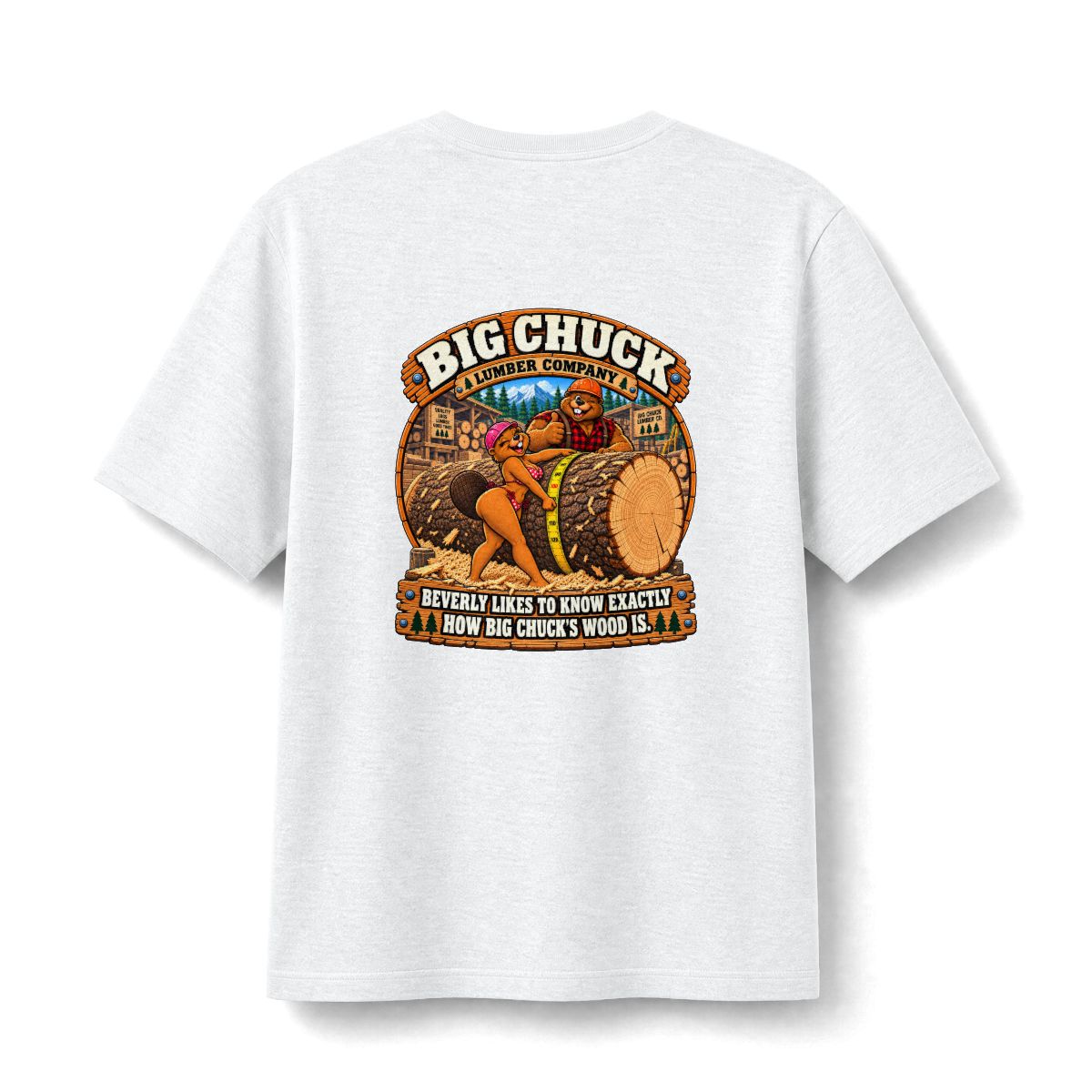 Measure Twice t-shirt โ back print
