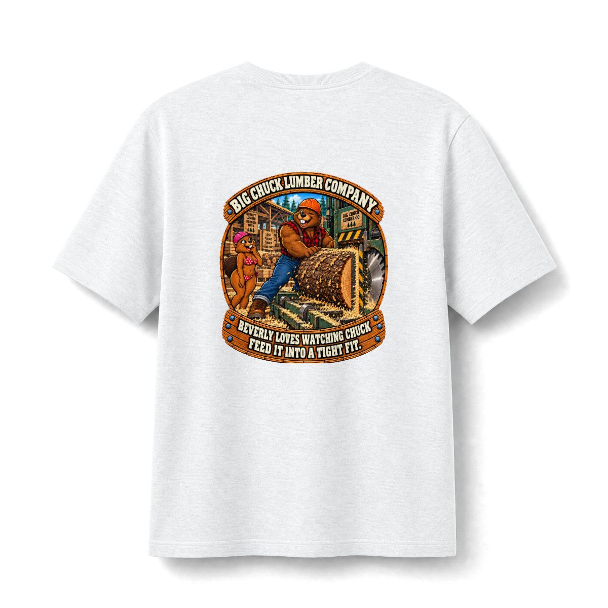 Tight Fit t-shirt โ back print